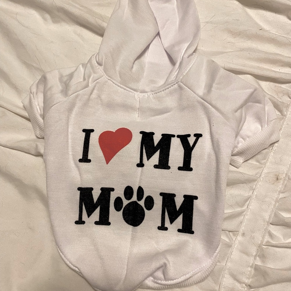 I ❤️ my mom puppy sweatshirt